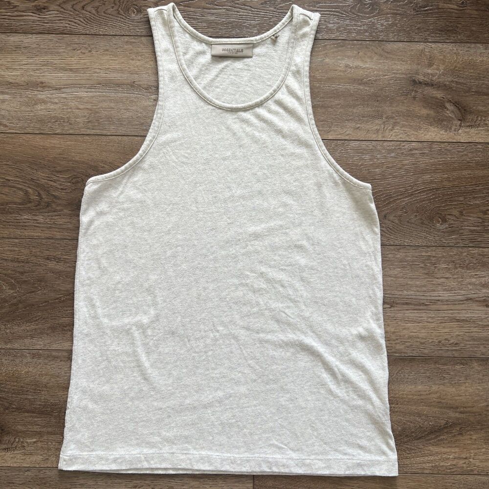 Essentials Fear of God Tank Top - 
Heathered Oatmeal